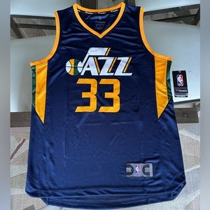 NWT Fanatics Utah Jazz 33 Keelamam NBA Official Licensed Jersey Small